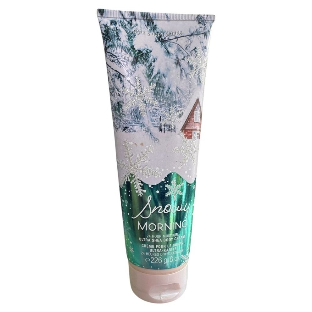 Bath & Body Works Snowy Morning Ultra Shea Body Cream‎ [8 oz.] daily use